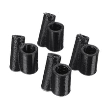 4PCS 40° TPU FPV RX Antenna Tube Holder w/ 2PCS 5.5 inches Antenna Tube for 5mm Standoffs Black