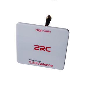 ZRC 5.8GHz 14dBi Circular Polarized High Gain Flat Panel Antenna SMA/RP-SMA LHCP/RHCP for FPV Transmitter