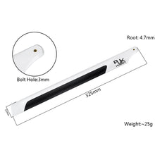 1Piar RJX B Grade 325 / 360 / 430 / 520 / 550 / 600 / 690mm Carbon Fiber Main Blade For RC Helicopter