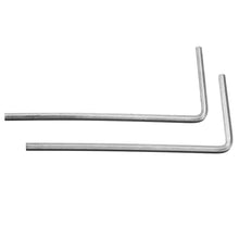 4Pcs 4mm Metal Silver Hex Key Hex Wrench for M5 M6 Hex Screw