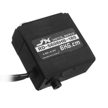 JX RD-5606HB-180 6KG Digital Plastic Double Axis Steering Gear 180° Servo For RC Robots