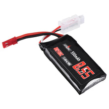URUAV 7.4V 550mAh 80/160C 2S Lipo Battery JST Plug for Eachine Aurora 90 100 RC Drone