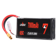 URUAV 7.4V 7000mAh 65C 2S Lipo Battery XT60 Plug for RC Car Quadcopter Airplane