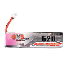 5Pcs Gaoneng 3.8V 520mAh 80C 1S HV 4.35V Lipo Battery PH2.0 Plug for for Emax Tinyhawk Kingkong/LDARC TINY