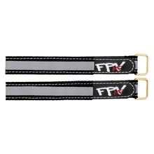 2Pcs RJX 20X100-300mm Thread Stitching Reflective Battery Strap Metal Buckle for RC Battery