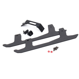 ALZRC Devil 380 420 FAST RC Helicopter Part Carbon Fiber Landing Skid Set Black