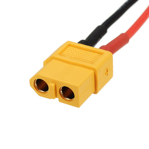 10Pcs 10cm 20AWG XT60 Female Plug to XT30 Male Plug Cable Adapter for Battery Charging