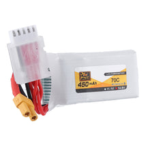ZOP Power 14.8V 450mAh 70C 4S Lipo Battery XT30 Plug for BETAFPV HX115 T700