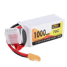 ZOP Power 22.2V 1000mAh 70C 6S Lipo Battery XT60 Plug for iFlight Nazgul5 227mm Drone
