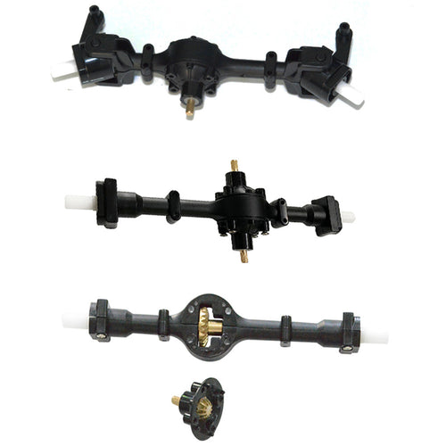3PCS WPL B16 B36 1/16 2.4G 6WD Rc Car Upgrade Parts Metal Gear Front Rear Middle Bridge Axle