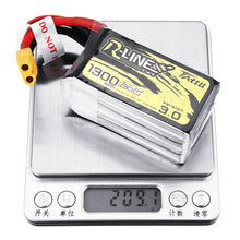 TATTU R-LINE Version 3.0 22.2V 1300mAh 120C 6S1P Lipo Battery XT60 Plug for iFlight TurboBee 120RS
