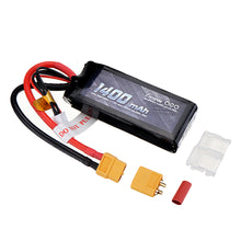 GENSACE ACE 1400mAh 50C 11.1V 3S1P Lipo Battery T/XT60 Plug For All Trx4 1/16 VXL Models