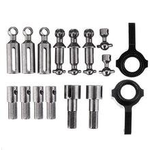 WPL 6X6 Middle Bridge Axle All Metal OP Part For 1/16 B16 B36  RC Car Parts