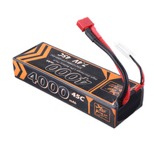 ZOP Power 7.4V 4000mAh 45C 2S Lipo Battery T Plug for RC Car