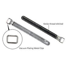 4Pcs RJX 12x120mm 12x130mm 12x140mm Black Fiber Metal Clips Battery Strap For RC Drone Battery