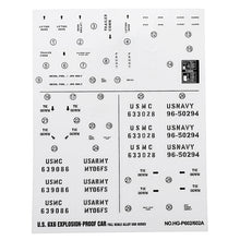 HG P602 1/12 RC Car Model Spare Parts DIY Stickers Decals Sheet for Body Accessory