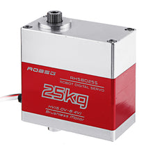 ROBSG RHS8025S 25KG Brushless Metal Gear Dual Ball Bearing Digital Servo For 1/8 1/10 RC Car 600-700 RC Helicopter