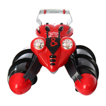 LX 1/14 9025 2.4G 4WD RC Car Amphibious StuntWith Light All-Terrain Off-Road Waterproof Truck Toys 