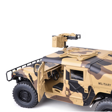 HG P408 Standard 1/10 2.4G 4WD RC Car U.S.4X4 Military Vehicle Truck w/o Battery Charger in Camouflage Yellow Color