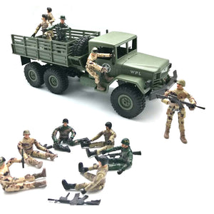 1Pc WPL Simulate Action Figure Soldier Doll 10cm Random Delivery RC Car Parts