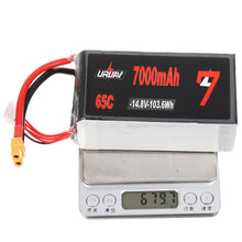URUAV 14.8V 7000mAh 65C 4S Lipo Battery XT60 Plug for RC Drone
