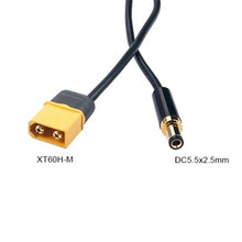 RJXHOBBY XT60 Male To Male DC 5.5mm X 2.5mm Plug Power Cable Wire For TS100 Electric Soldering Iron