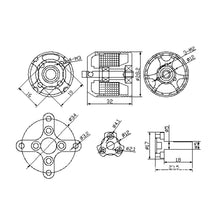 Eaglepower GA2316 KV1250 1250KV Brushless RC Motor 2S-3S for Fixed Wing UAV RC Airplane Racing Drone