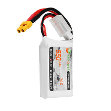 4Pcs XF Power 11.1V 550mAh 3S 70C Lipo Battery XT30 Plug