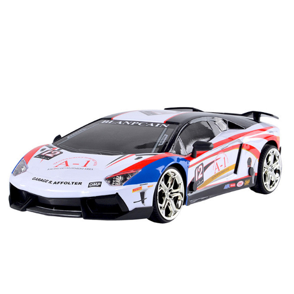 JHL 1/16 2.4G 4WD Drift Rc Car Titanium Alloy Shell with LED Light Racing Toys