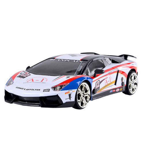 JHL 1/16 2.4G 4WD Drift Rc Car Titanium Alloy Shell with LED Light Racing Toys