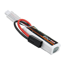 XF POWER 7.4V 650mAh 25C 2S Lipo Battery Small Tamiya Plug 