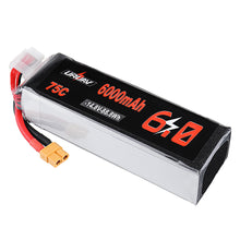 URUAV 14.8V 6000mAh 75C 4S Lipo Battery XT60 Plug for RC Quadcopter Car
