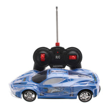 4WD 1/24 RC Remote Control Light Up Racing Car W/ 3D Flashing Lights Drive Toy