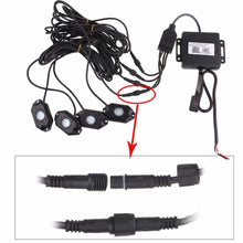 Waterproof Wireless bluetooth Music LED RGB Off-road Rock Light Accent Car SUV Truck Rc Parts