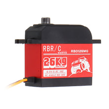RBR/C RB0126MG 26KG 90° 120° Large Torque Digital Metal Gear Waterproof Servo For 1/8/10 Crawler RC Car Boat Vehicle Robot Models