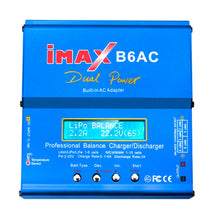 iMAX B6AC 80W 6A Dual Balance Charger Discharger With XT60 T Plug Parallel Charging Power Adapter Board