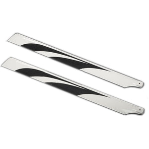 1Pair RJX 470mm Carbon Fiber Main Blade For ALIGN 500X 500XT 500 Class RC Helicopter