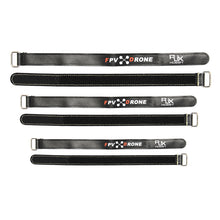 2Pcs RJX Non-Slip Rubberized Alloy Buckle Battery Strap for Batteries and Electronics