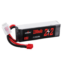 URUAV 11.1V 2200mAh 65C 3S Lipo Battery T Plug for RC Quadcopter Airplane