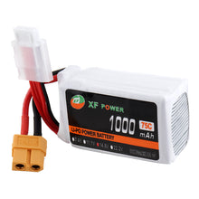XF POWER 14.8V 1000mAh 75C 4S Lipo Battery XT60 Plug for RC Racing Drone