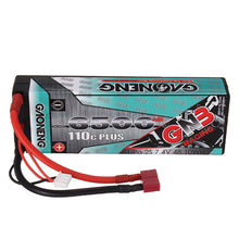 Gaoneng GNB 7.4V 6500mAh 110C 2S Lipo Battery T/5.0 Banana Plug for 1:10 RC Car