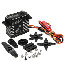 JX CLS-12V7337 37KG 12V 180 Degrees HV High Precision Steel Gear Digital Coreless Servo For RC Robot