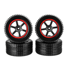 4PCS Wheel Rim & Tires for 23211 KY-1881 1/20 2.4G Buggy Rc Car Parts