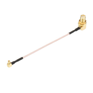 100mm MMCX Male to SMA Female Antenna Extension Adapter Cable for FPV RC Airplane