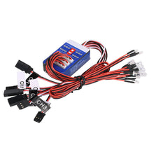 12 LED Lighting Kit Steering Brake Simulation Flash Light for 1/10 Yokomo Tamiya HSP HPI RC Car 