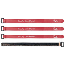 4pcs RJX HOBBY 150-300mm Magic Tap Battery Strap Black Red Color for RC Model