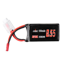 URUAV 11.1V 550mAh 80/160C 3S Lipo Battery JST Plug for FPV Racer Drone