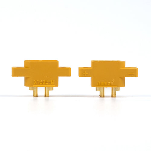 5pcs AMASS XT60E-M Mountable XT60 Male Plug for FPV Racing RC Drone Airplane Battery Cable