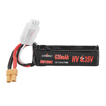 URUAV 7.6V 620mAh 50C/100C 2S HV 4.35V Lipo Battery XT30 Plug for FPV RC Drone