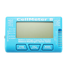 AOKoda CellMeter8  8S Battery Voltage Capacity Balance Servo Checker Tester With Discharge Module